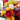 Red, yellow and white flower bouquet